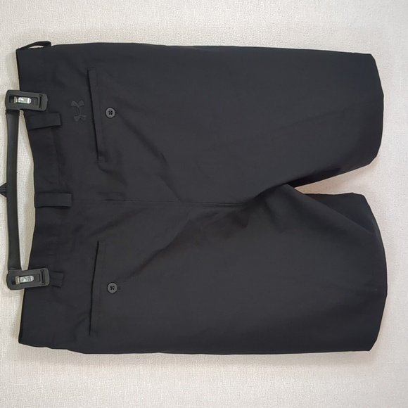 Under Armour Men's Golf Shorts Black Size 36 8" Plus Length Mid Rise - Picture 4 of 10